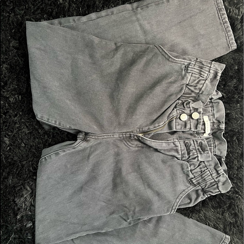 Pacsun black paper bag, high waisted jeans, size 27.